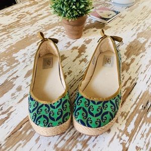 Ugg flats size 7.5 worn once!!